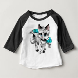 Little Cartoon Angel Cat Baby T-shirt