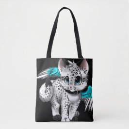 Little Cartoon Angel Cat Tasche