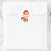 Little Cartoon Centaur Sticker (Tasche)