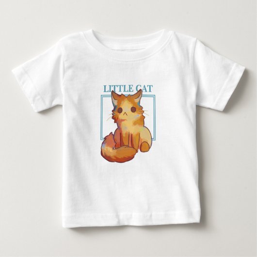 Little Cat Drawing tshirt kids (Vorderseite)