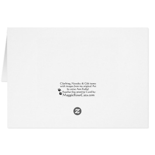 Little Cat Friend (Rückseite Horizontal)