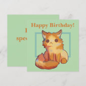 Little Cat, happy Birthday (Vorne/Hinten)