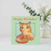 Little Cat, happy Birthday (Stehend Vorderseite)