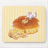 Little Cat & Walnut Brot Mousepad (Vorne)