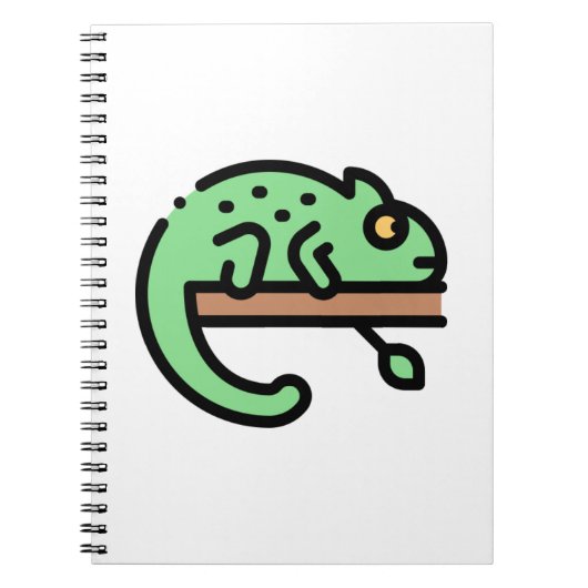 Little Chameleon Notizblock (Vorderseite)