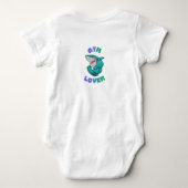 "Little Champ _ Baby Boy Outfit" Baby Strampler (Rückseite)