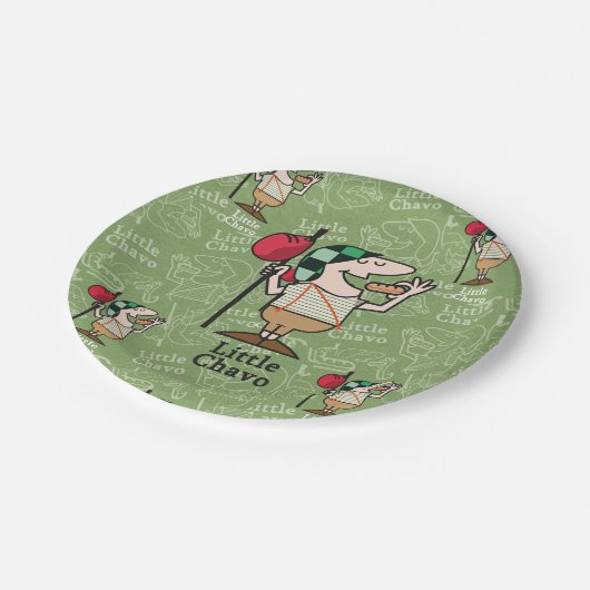 Little Chavo Pappteller (Schrägansicht)