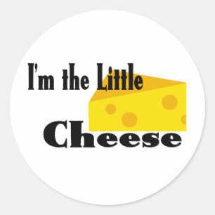 Little Cheese Runder Aufkleber