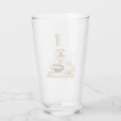 Little Chef Bichon: Asian Cooking Kitchen Art Glas (Rückseite)