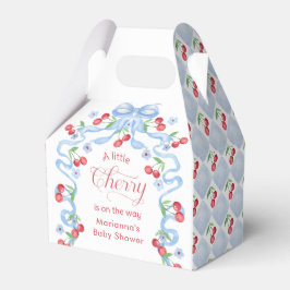 Little Cherry Blue Bow Baby Bow Dusche Geschenkschachtel