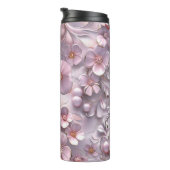 Little Cherry Blume in Lavender Thermosbecher (Nach rechts gedreht)