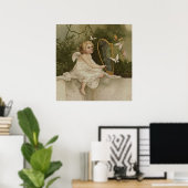 Little Cherub Lächeln Poster (Heimbüro)