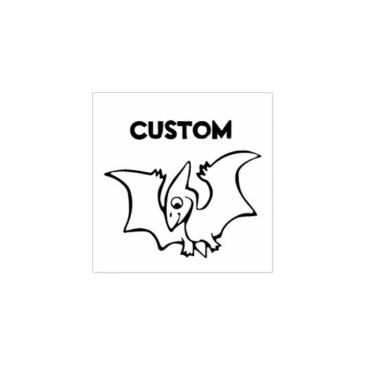 Little Chibi SD Pteranodon Gummistempel (Prägung)