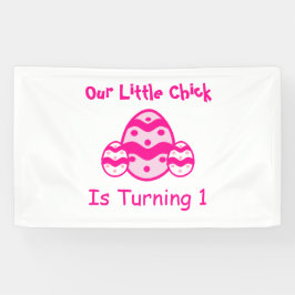 Little Chick 1. Geburtstag Banner