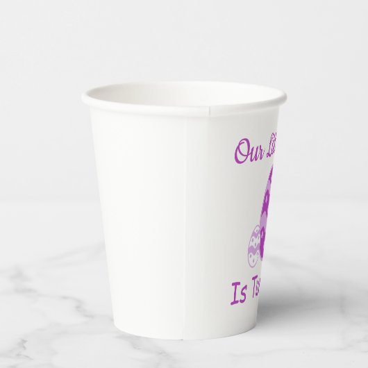 Little Chick 1. Geburtstag Pappbecher (Rechts)