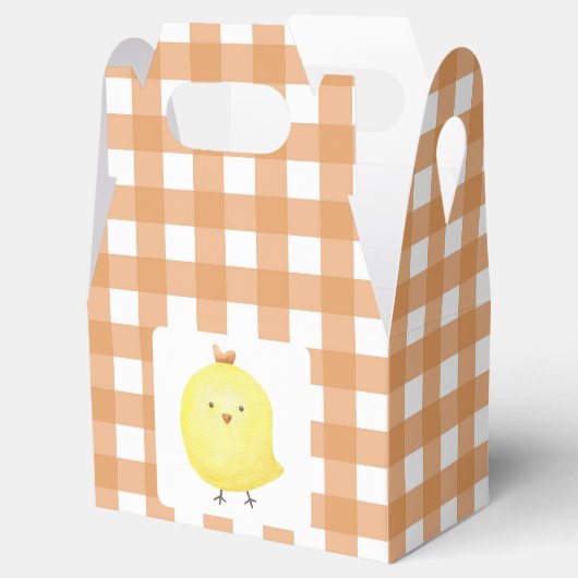 Little Chick Baby Shower Geschenkschachtel (Geöffnet)