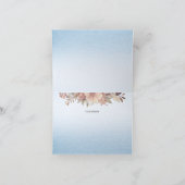 Little Chick Blue Ribbon Danke-Card Dankeskarte (Innenseite)