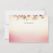 Little Chick Hatching Dankeschön Card Dankeskarte (Rückseite)