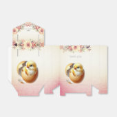 Little Chick Hatching Floral Favor Box Geschenkschachtel (Ungefaltet)