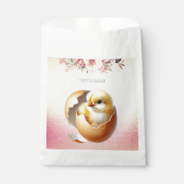 Little Chick Hatching Floral Fevor Bags Geschenktütchen