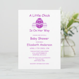 Little Chick Oaster Baby Dusche Einladung