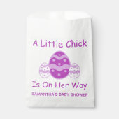 Little Chick Oaster Baby Dusche Geschenktütchen (Vorderseite)