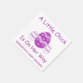 Little Chick Oaster Baby Dusche Serviette (Ecke)