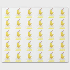 Little Chick Personalisiert Wrapping Paper Geburts Geschenkpapier