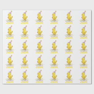 Little Chick Personalisiert Wrapping Paper Geburts Geschenkpapier