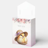 Little Chick Pink Ribbon Bevorzugung Box Geschenkschachtel (Geöffnet)