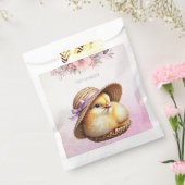 Little Chick Pink Ribbon Gefälligkeitsags Geschenktütchen (Versiegelt)
