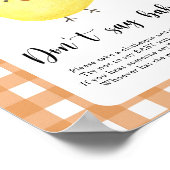 Little Chick Sag kein Baby Poster (Ecke)