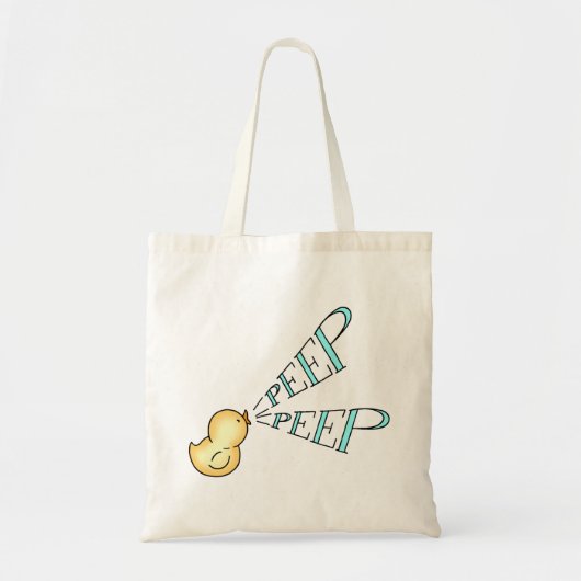 Little Chick sagt: Peep Peep Tragetasche (Vorne)