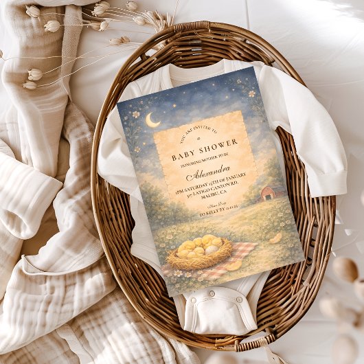 Little Chick Spring Baby Shower Einladung