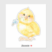 Little Chick Sticker (Blatt)