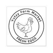 Little Chicken Farm Market Permastempel (Design)