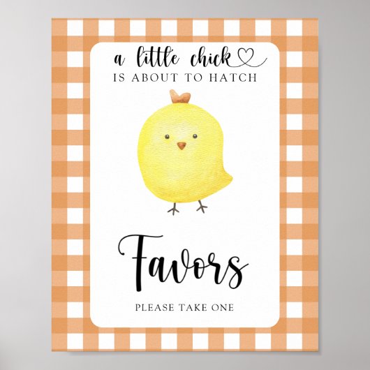 Little Chicken Favors Poster (Vorne)