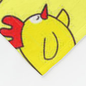 Little Chicky Chicky Fleecedecke (Ecke)
