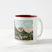 Little Chief Mountain, Glacier National Park, MT Zweifarbige Tasse (VorderseiteRechts)