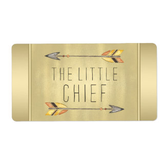 Little Chief Tribal Arrow Baby Dusche Wasserflasch