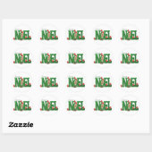 Little Chipmunk Joyeux Weihnachten Sticker (Blatt)