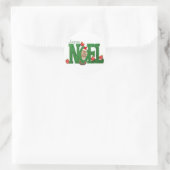 Little Chipmunk Joyeux Weihnachten Sticker (Tasche)