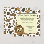 Little Chipmunk-Süsse Einladung (Vorne/Hinten)