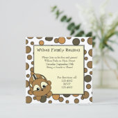 Little Chipmunk-Süsse Einladung (Stehend Vorderseite)