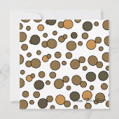 Little Chipmunk-Süsse Einladung (Rückseite)