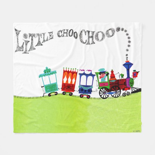 Little Choo Choo Fleecedecke (Vorderseite (Horizontal))