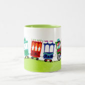 Little Choo Choo Zweifarbige Tasse (Mittel)