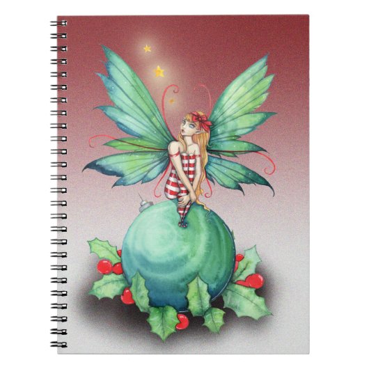 Little Christmas Fairy Notebook Notizblock (Vorderseite)