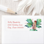 Little Christmas Fairy Return Address Label (Insitu)