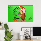 Little Christmas Mouse Poster (Heimbüro)